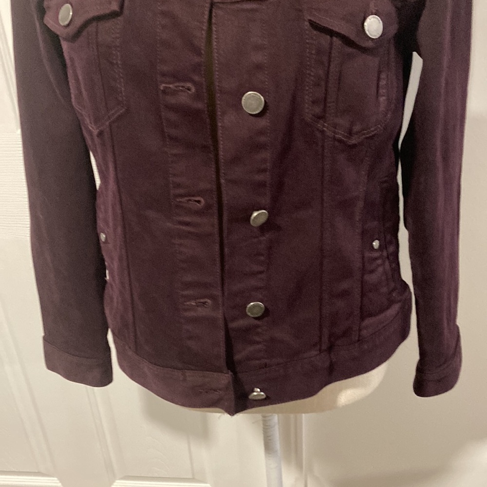 Liverpool Dark purple denim jacket S - Picture 3 of 11